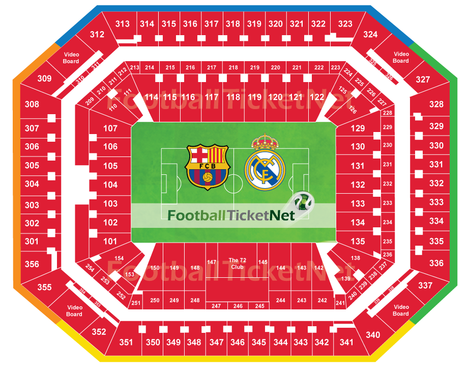 Real Madrid vs FC Barcelona 29/07/2017 Football Ticket Net