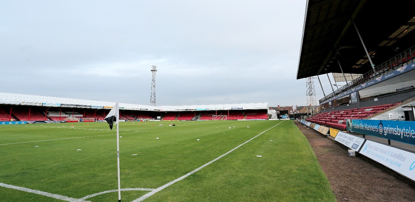 Grimsby Town Fc Vs Bradford City At Blundell Park On Tue