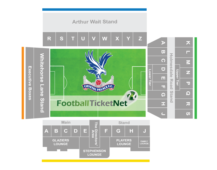 Crystal Palace Seating Chart