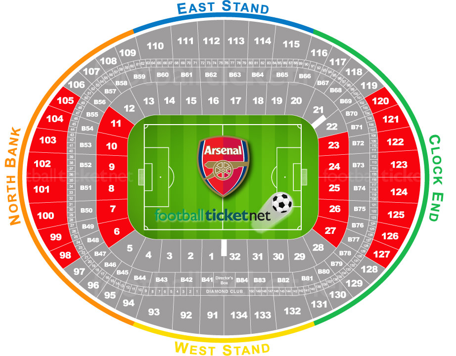 Arsenal vs Newcastle United at Emirates Stadium on 16/02/20 Sun 1630